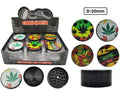 Leaf 3 Piece Laser Cut Grinder - Super Vape Store