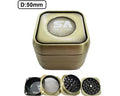 Grinder SA Pro Gold 50mm Square - Super Vape Store