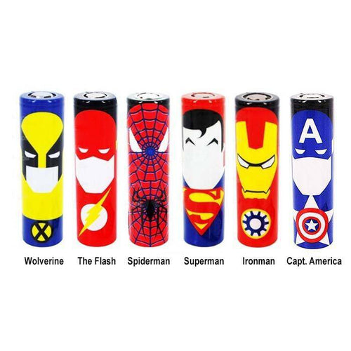 18650 Battery Wrap - Themed Battery Wraps - Super Vape Store